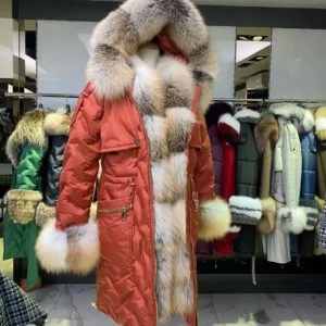 Parka “Helly” with Golden Fox Fur - Image 13