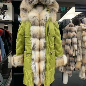 Parka “Helly” with Golden Fox Fur - Image 14