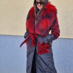 Elegant Jacket with Red Fox Fur