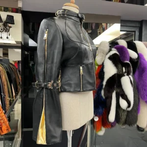 Attractive Leather Jacket "Lolly" - Image 6