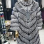 Long Luxury Fox Fur Coat 4in1