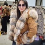 Short Parka “Barby” with Argentine Fox Fur