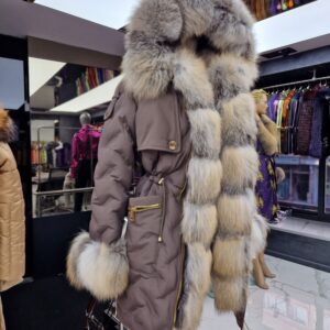 Parka “Helly” with Golden Fox Fur - Image 12