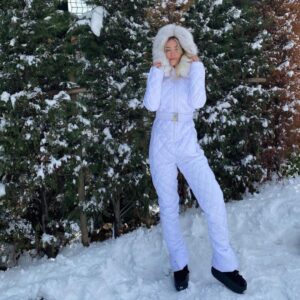 Fancy Ski Suit "Helly" with Racoon or Fox Fur - Image 3