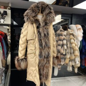 Parka Helly with colorized Argentine Fox Fur - Image 5