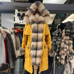 Parka “Helly” with Golden Fox Fur - Image 15