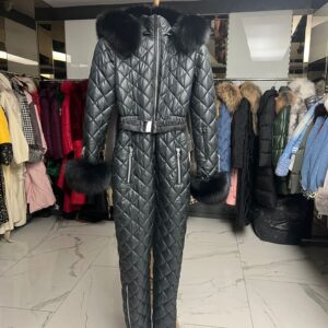 Fancy Ski Suit "Helly" with Racoon or Fox Fur - Image 4