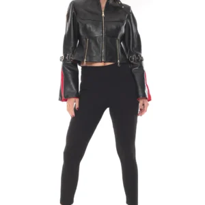 Attractive Leather Jacket "Lolly" - Image 4
