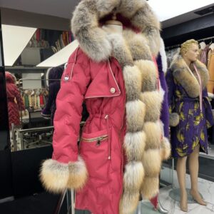 Parka “Helly” with Golden Fox Fur - Image 11