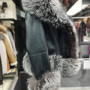 Lamb Leather Mouton with Fox Fur - Image 3