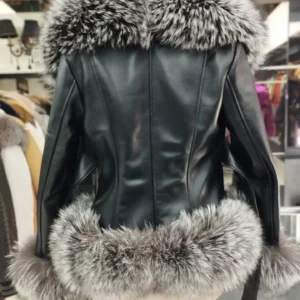 Lamb Leather Mouton with Fox Fur - Image 4