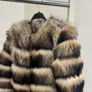 Adrielle Racoon Fur Coat - Image 5