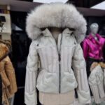 Gray Jacket with Fox Fur