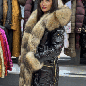 Elegant Glow Parka “Helly” with Raccoon Fur - Image 5