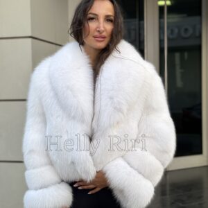 Alessandra Fox Fur Coat in all Colors - Image 3
