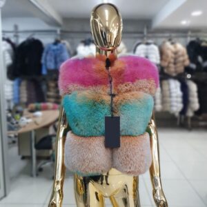 Evangeline Colorized Fox Fur Coat - Image 6