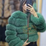 Green Lux Fox Fur Coat