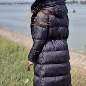 Jacket decorated with Leather and Fox Fur - Image 3