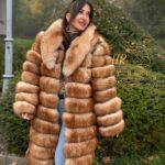 Luxurious Long Shadow Fox Fur Coat 12 in 1