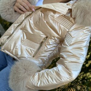 New Helly Riri Jacket with Polar Fox Fur - Image 4