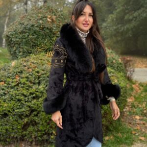 Alcantara Coat Riri Fox Fur - Image 5