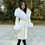 Alcantara Lux Coat with XXL Fox Fur