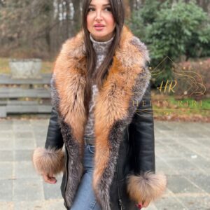 Long Exclusive Mouton with Frost Fox Fur - Image 4