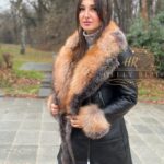 Long Exclusive Mouton with Frost Fox Fur