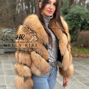 Valentina Fox Fur Coat - Image 6