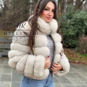 Isabella Fox Fur Coat - Image 3