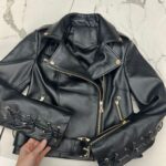 Leather Jacket Palermo with Star on the Back