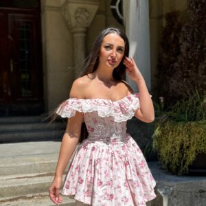 Dress Elena with Flowers - Image 3