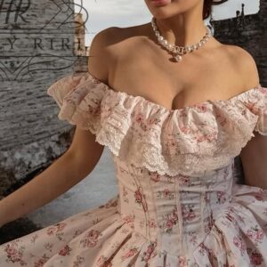 Dress Elena with Flowers - Image 7