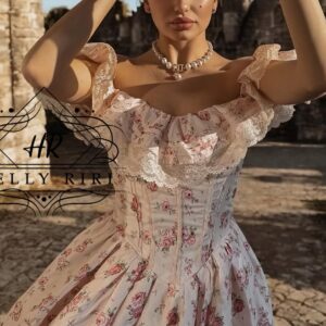 Dress Elena with Flowers - Image 10