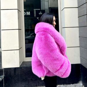 Ambrosia Fox Fur Coat - Image 3