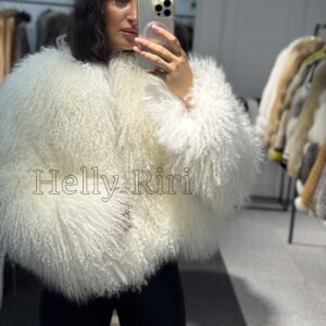 Azura LLama Fur Coat - Image 3