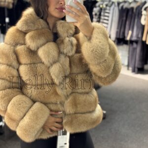 Avelina Fox Fur Coat - Image 4