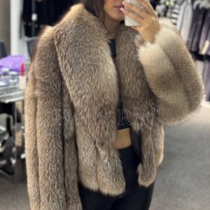 Athena Luxurious Fox Fur Coat - Image 3