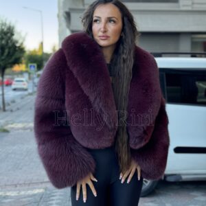 Alessandra Fox Fur Coat in all Colors - Image 4