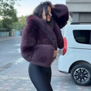 Alessandra Fox Fur Coat in all Colors - Image 6