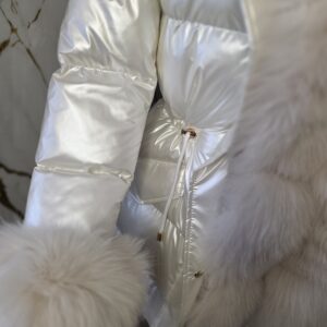 Pearl Parka “Riri” with Fox Fur - Image 3