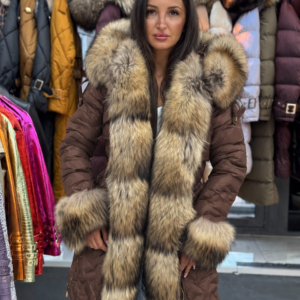 Parka "Helly" with Racoon Fur
